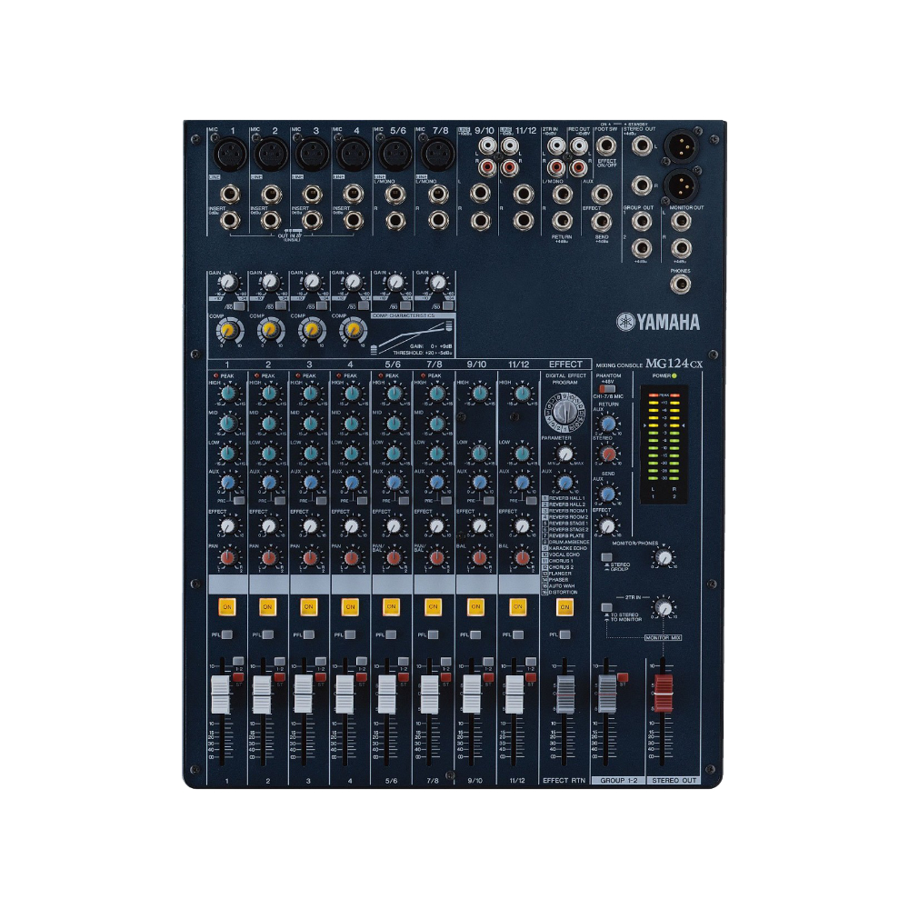 AVIT PA HIRE MIXERS Yamaha MG124CX Passive Mixer Hire