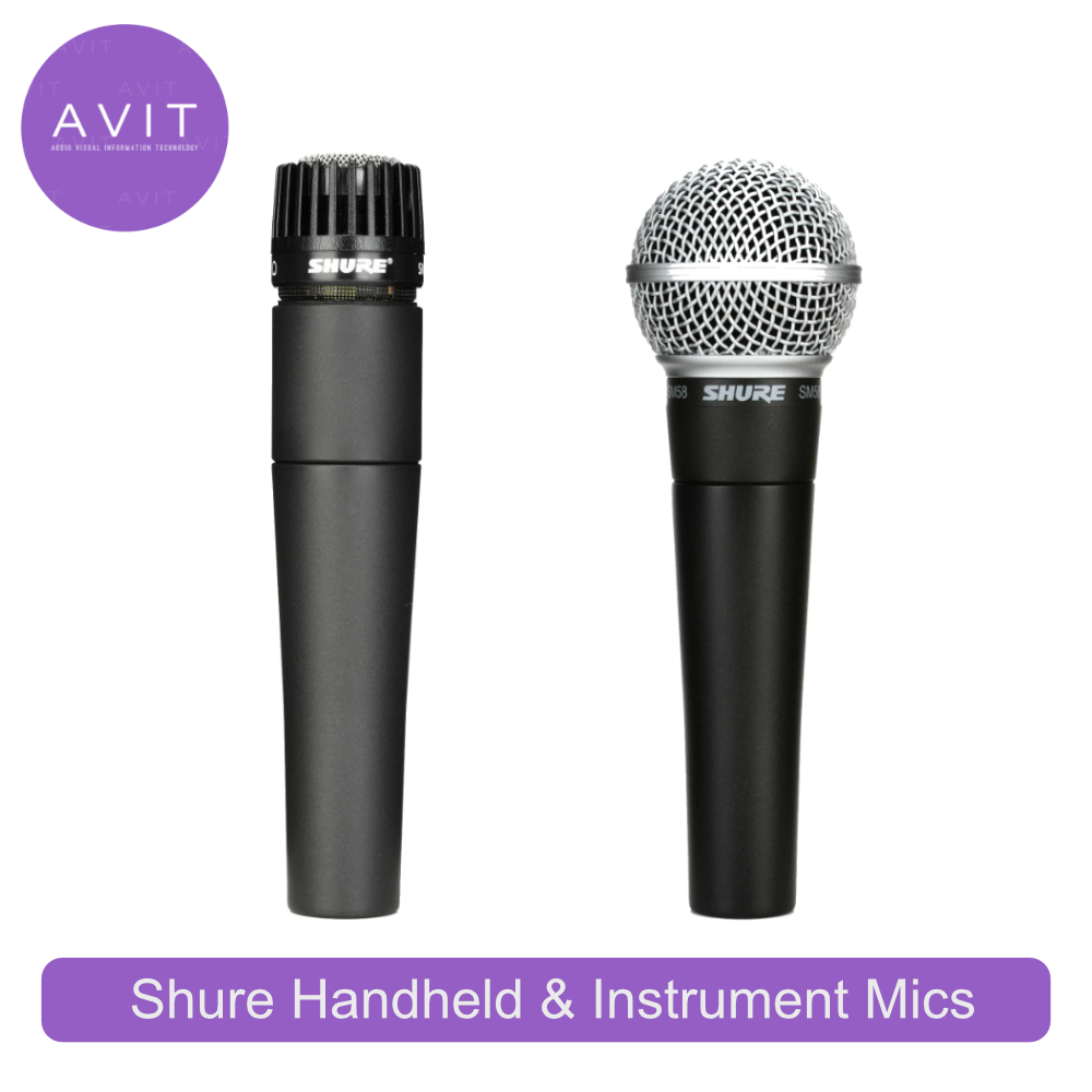 Shure Handheld & Instrument Microphones