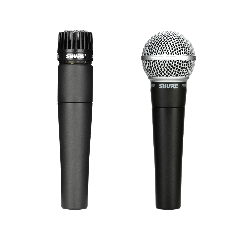Shure SM57 & SM58 Microphones